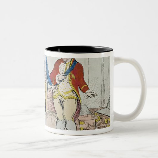 Tasse 2 Couleurs Le Deficit, 1788 (Droit)