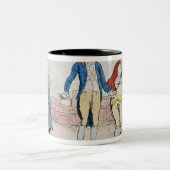 Tasse 2 Couleurs Le Deficit, 1788 (Centre)
