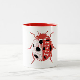 Tasse 2 Couleurs Le dernier des bogues, dame bug amoureuse