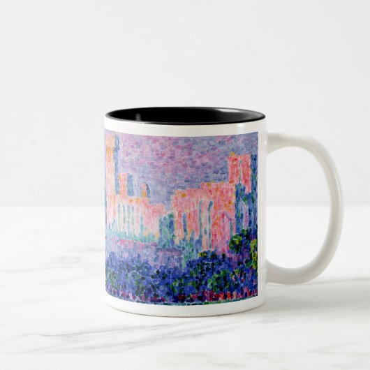 Tasse 2 Couleurs Le DES Papes, Avignon, 1900 de château (Droit)