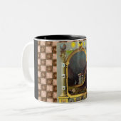 Tasse 2 Couleurs Le diagramme maçonnique (Devant gauche)