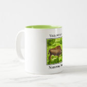 Tasse 2 Couleurs Le doux géant de Yellowstone (Devant gauche)