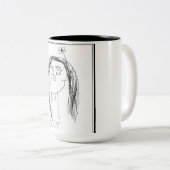 Tasse 2 Couleurs Le Drawing de Your Child (Devant droit)