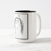 Tasse 2 Couleurs Le Drawing de Your Child (Devant droit)