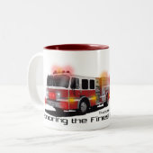 Tasse 2 Couleurs Le feu de soutien (Devant gauche)