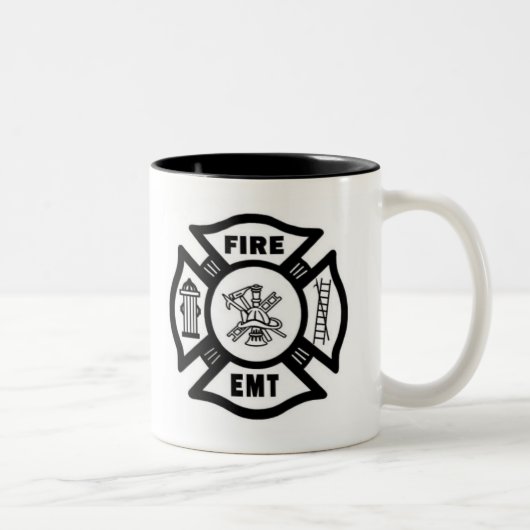 TASSE 2 COULEURS LE FEU EMT (Droit)