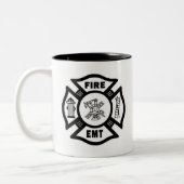 TASSE 2 COULEURS LE FEU EMT (Gauche)