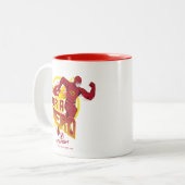 Tasse 2 Couleurs Le Flash | Graphique "Le Temps D'Un Héros" (Devant gauche)