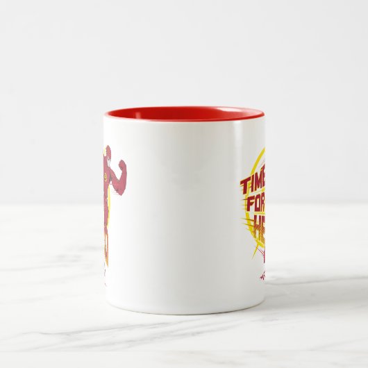 Tasse 2 Couleurs Le Flash | Graphique "Le Temps D'Un Héros" (Centre)