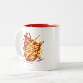 Tasse 2 Couleurs Le Flash | L'Homme Le Plus Rapide Vit (Devant gauche)