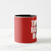 Tasse 2 Couleurs Le fonctionnement est heure heureuse (Centre)