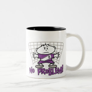Tasse 2 Couleurs Le football aucuns T-shirts et cadeaux de problèm