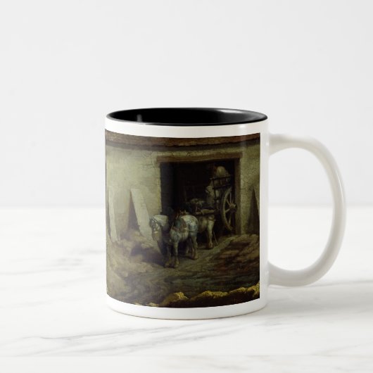 Tasse 2 Couleurs Le four aux travaux de plâtre (Droit)