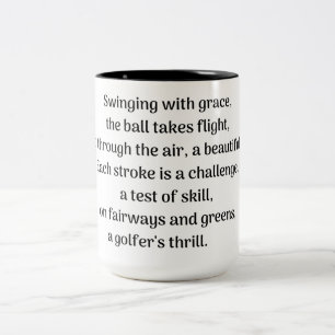 Tasse 2 Couleurs Le frisson du golfeur