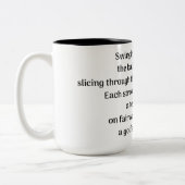 Tasse 2 Couleurs Le frisson du golfeur (Gauche)