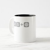 Tasse 2 Couleurs le geeks sauvera le monde (Devant gauche)