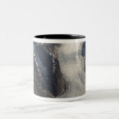 Tasse 2 Couleurs Le glacier Sondrestom au Groenland (Centre)