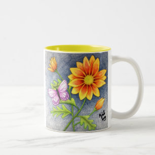 Tasse 2 Couleurs Le goût jaune de beauté, d'O et voient que le