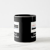 Tasse 2 Couleurs Le gouvernement ne doit pas être renversé FOIA (Centre)