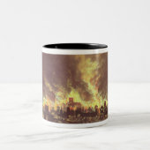 Tasse 2 Couleurs Le grand feu de Londres, 1666 (Centre)