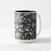 Tasse 2 Couleurs Le Green Man par BurnsInHell (Devant droit)