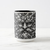 Tasse 2 Couleurs Le Green Man par BurnsInHell (Centre)