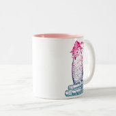 Tasse 2 Couleurs Le hibou de grammaire indique qui (Devant droit)