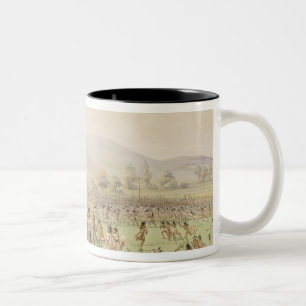 Tasse 2 Couleurs Le jeu de boule indien, c.1832