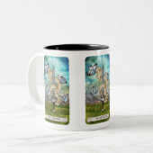 Tasse 2 Couleurs Le jeu de tarot The Distant Past As de épées (Devant gauche)