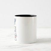 Tasse 2 Couleurs Le jeu est ma langue préférée (Centre)