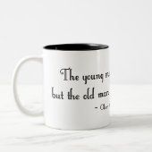 Tasse 2 Couleurs Le jeune homme sait les règles… (Gauche)