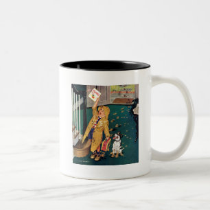 Tasse 2 Couleurs Le jour de mère heureux