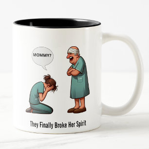 Tasse 2 Couleurs Le jour où l'infirmière s'est arrêtée