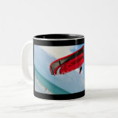 Tasse 2 Couleurs Le kiteboarder (Devant gauche)