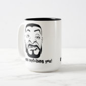 Tasse 2 Couleurs Le Koksmann Vous Regarde ! (Devant gauche)