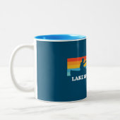 Tasse 2 Couleurs Le Lac Des Ozarks Missouri Canoe (Gauche)