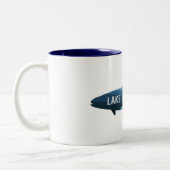 Tasse 2 Couleurs Le lac Lowell Idaho Poissons (Gauche)