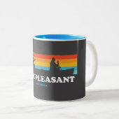 Tasse 2 Couleurs Le lac Pleasant Arizona Canoe (Devant droit)