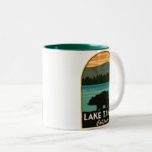 Tasse 2 Couleurs Le lac Tahoe (Devant droit)