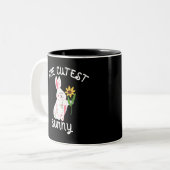 Tasse 2 Couleurs Le Lapin le Plus Mignon (Devant gauche)