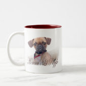 Tasse 2 Couleurs Le Lil Puggle de Momma (Gauche)