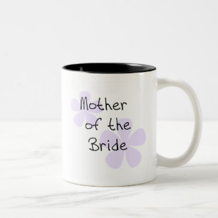 Tasse 2 Couleurs Le lilas fleurit la mère de la jeune mariée