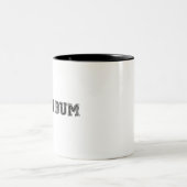 Tasse 2 Couleurs Le logo fané de Beach Bum (Centre)