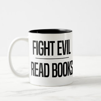 Tasse 2 Couleurs Le mal de combat a lu le cadeau de l'amoureux des