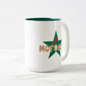 Tasse 2 Couleurs Le Maroc est une identité, transmis avec fierté (Devant droit)
