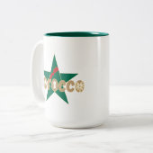 Tasse 2 Couleurs Le Maroc est une identité, transmis avec fierté (Devant gauche)