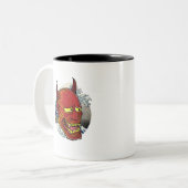 Tasse 2 Couleurs Le masque japonais Hannya (Devant gauche)