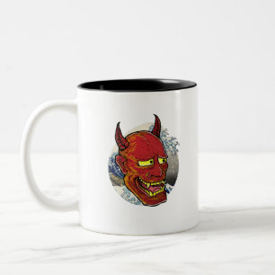 Tasse 2 Couleurs Le masque japonais Hannya