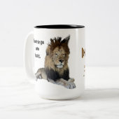 Tasse 2 Couleurs Le matin brutal de Rafiki (Devant gauche)