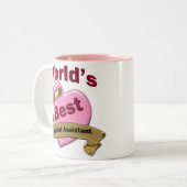 Tasse 2 Couleurs Le meilleur aide médical du monde (Devant gauche)